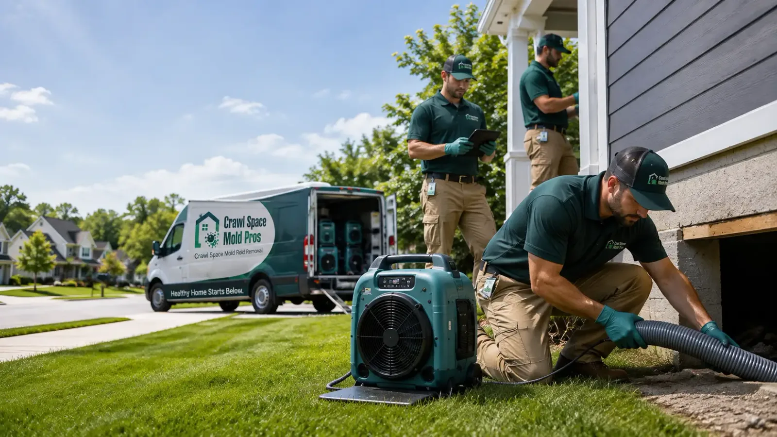 Crawl Space Mold Removal in Carbondale, PA